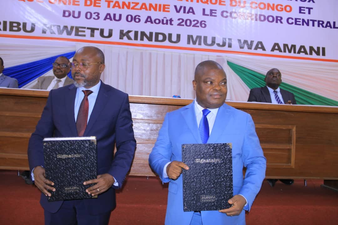 Maniema : signature d&rsquo;un mémorandum d&rsquo;entente entre la province et le Corridor central