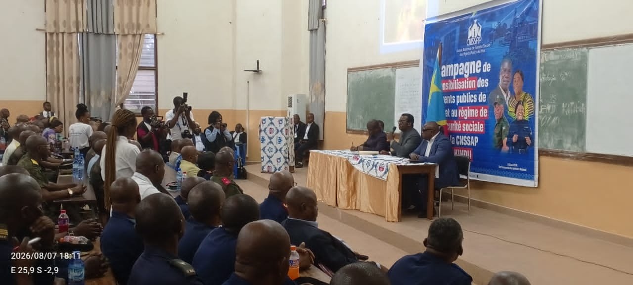 Maniema : le Vice-Premier ministre de la Fonction publique lance les activités de la CNSSAP