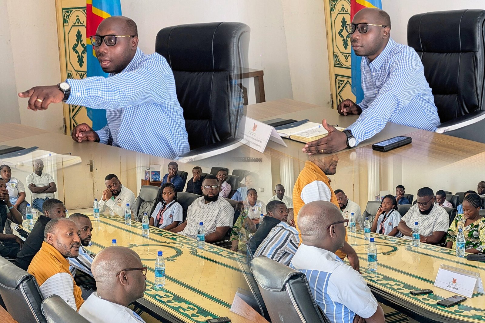 Surveillance épidémiologique : les responsables des agences de transport de l’axe Goma–Kirumba–Butembo reçus par le vice-gouverneur Chadrack Amani Bahati.