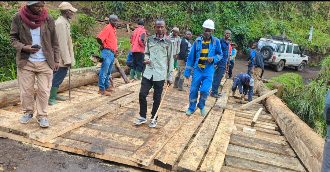 MASISI : LA CIRCULATION REPREND SUR LE TRONÇON NYAMITABA APRÈS LA FIN DES TRAVAUX DU PONT MIHANGA